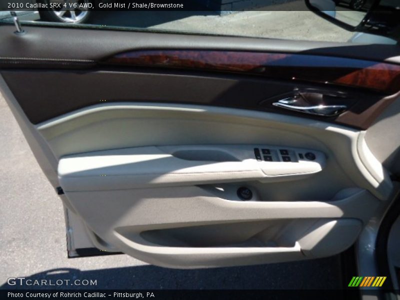 Gold Mist / Shale/Brownstone 2010 Cadillac SRX 4 V6 AWD