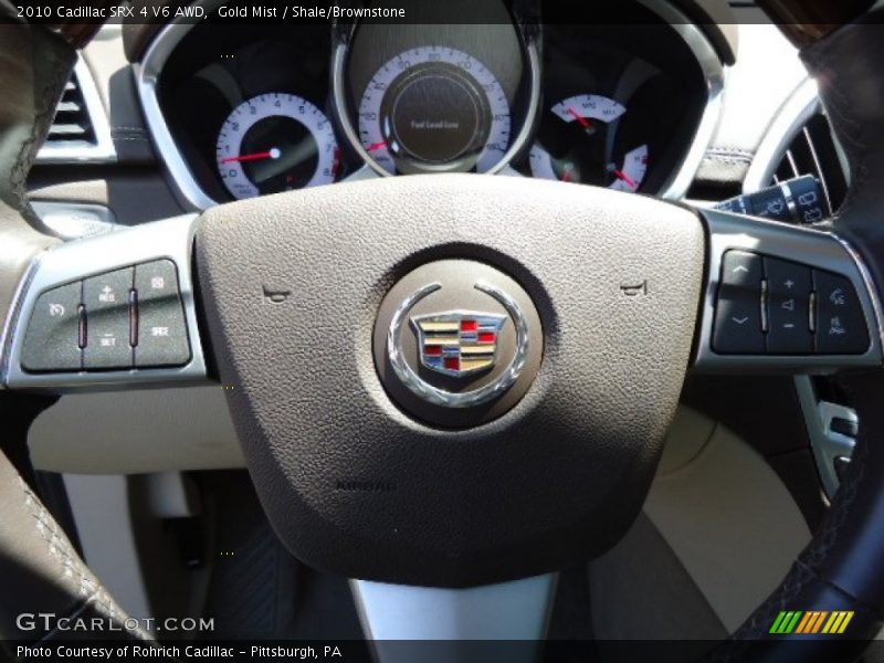 Gold Mist / Shale/Brownstone 2010 Cadillac SRX 4 V6 AWD