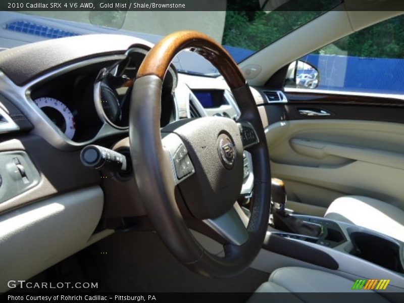 Gold Mist / Shale/Brownstone 2010 Cadillac SRX 4 V6 AWD