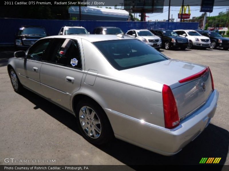 Radiant Silver Metallic / Ebony 2011 Cadillac DTS Premium
