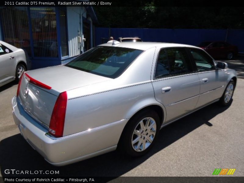 Radiant Silver Metallic / Ebony 2011 Cadillac DTS Premium