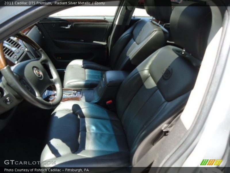 Radiant Silver Metallic / Ebony 2011 Cadillac DTS Premium