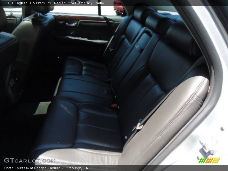 Radiant Silver Metallic / Ebony 2011 Cadillac DTS Premium