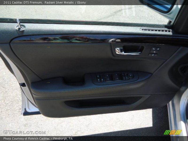 Radiant Silver Metallic / Ebony 2011 Cadillac DTS Premium