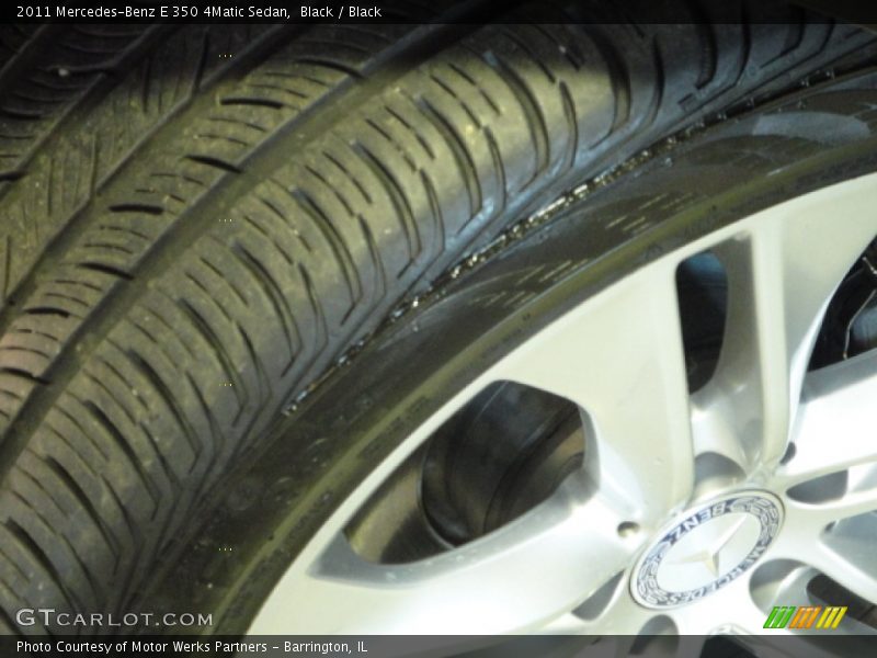 Black / Black 2011 Mercedes-Benz E 350 4Matic Sedan