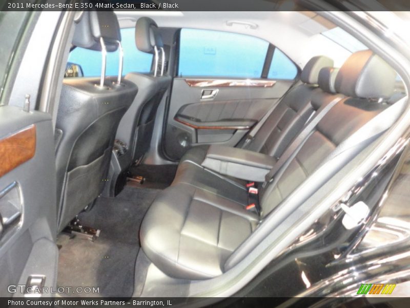 Black / Black 2011 Mercedes-Benz E 350 4Matic Sedan