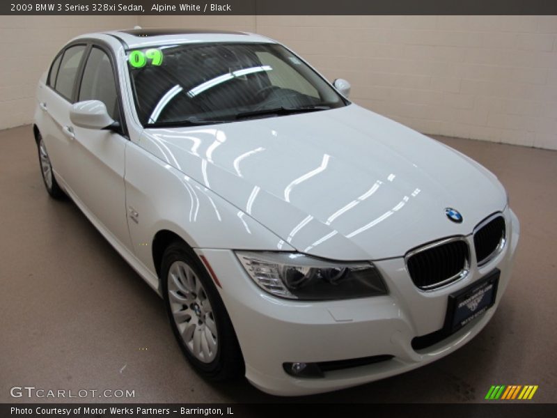 Alpine White / Black 2009 BMW 3 Series 328xi Sedan