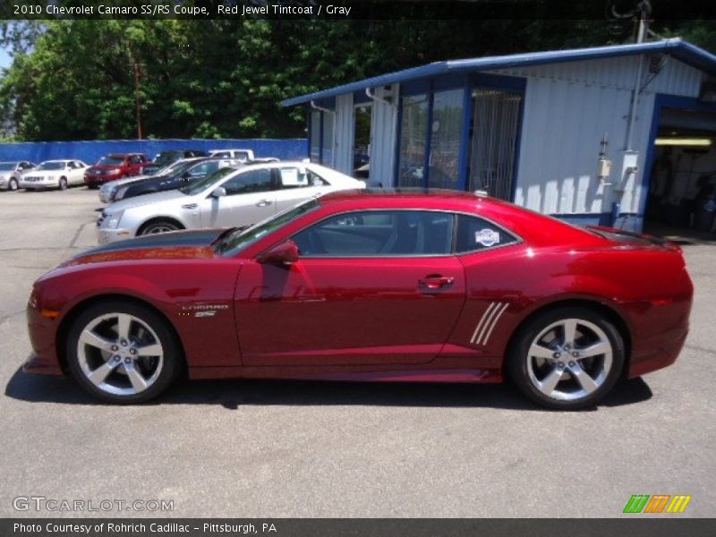 Red Jewel Tintcoat / Gray 2010 Chevrolet Camaro SS/RS Coupe