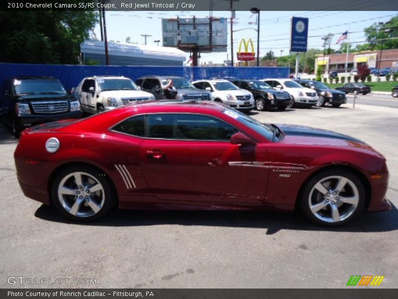 Red Jewel Tintcoat / Gray 2010 Chevrolet Camaro SS/RS Coupe