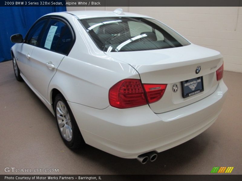 Alpine White / Black 2009 BMW 3 Series 328xi Sedan
