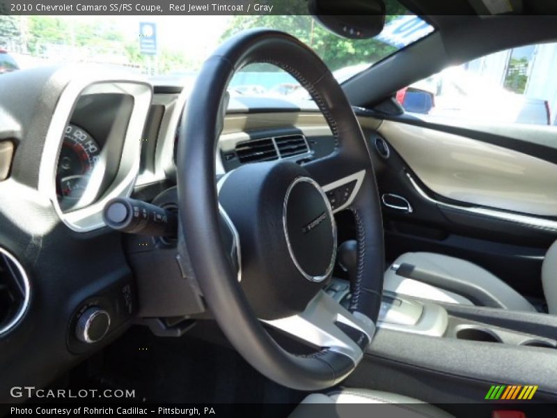 Red Jewel Tintcoat / Gray 2010 Chevrolet Camaro SS/RS Coupe