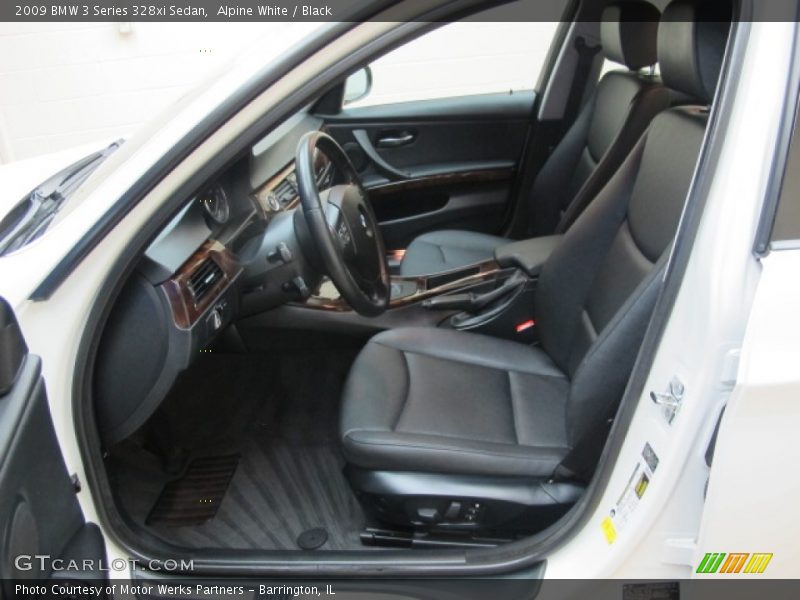 Alpine White / Black 2009 BMW 3 Series 328xi Sedan