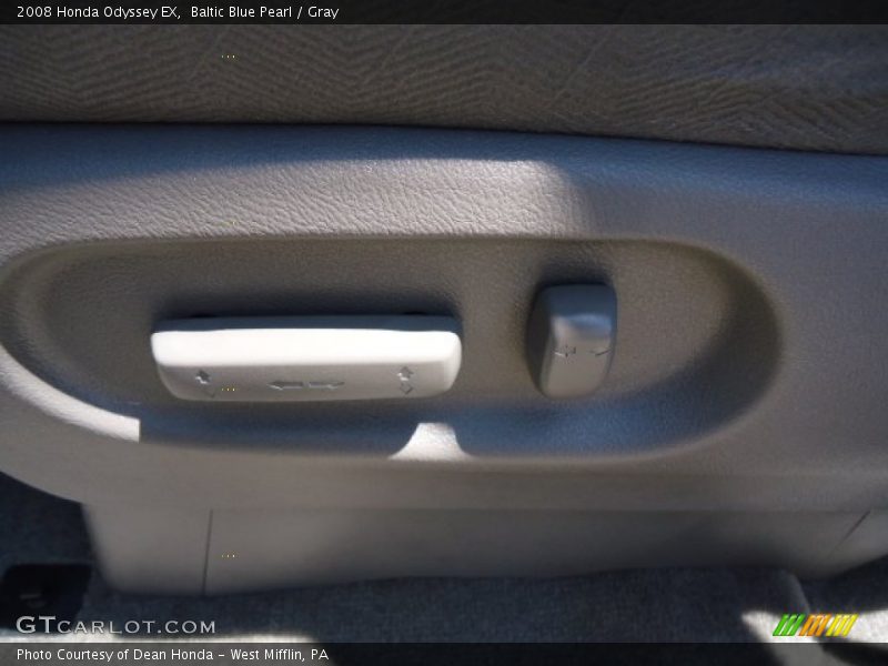 Baltic Blue Pearl / Gray 2008 Honda Odyssey EX