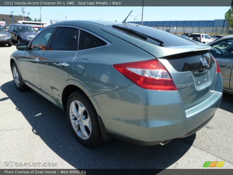 Opal Sage Metallic / Black 2012 Honda Accord Crosstour EX-L 4WD