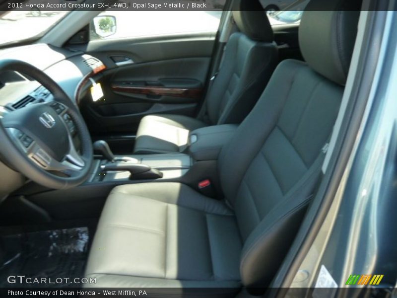 Opal Sage Metallic / Black 2012 Honda Accord Crosstour EX-L 4WD