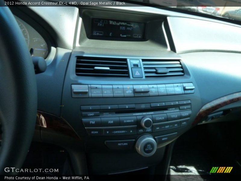 Opal Sage Metallic / Black 2012 Honda Accord Crosstour EX-L 4WD