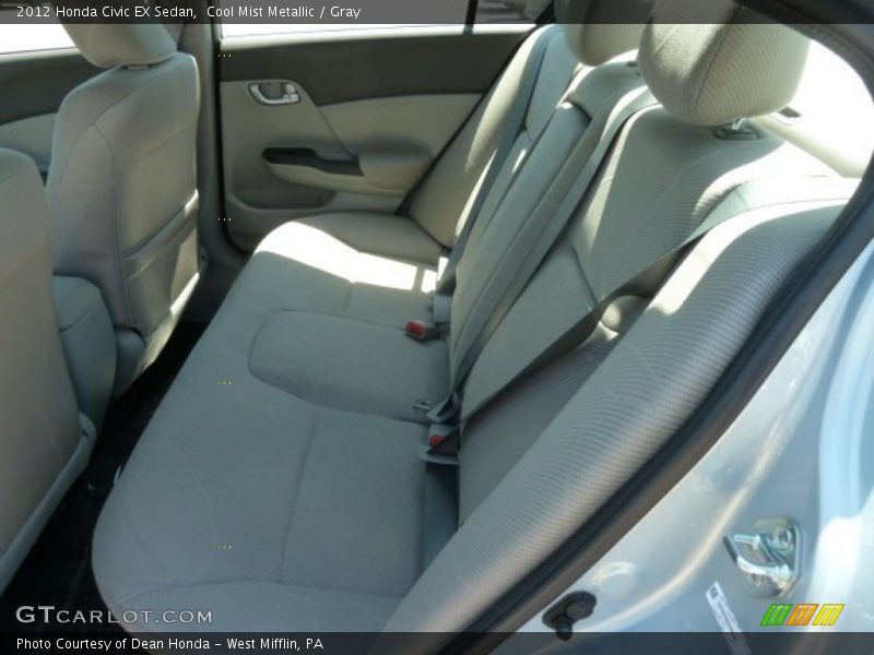 Cool Mist Metallic / Gray 2012 Honda Civic EX Sedan