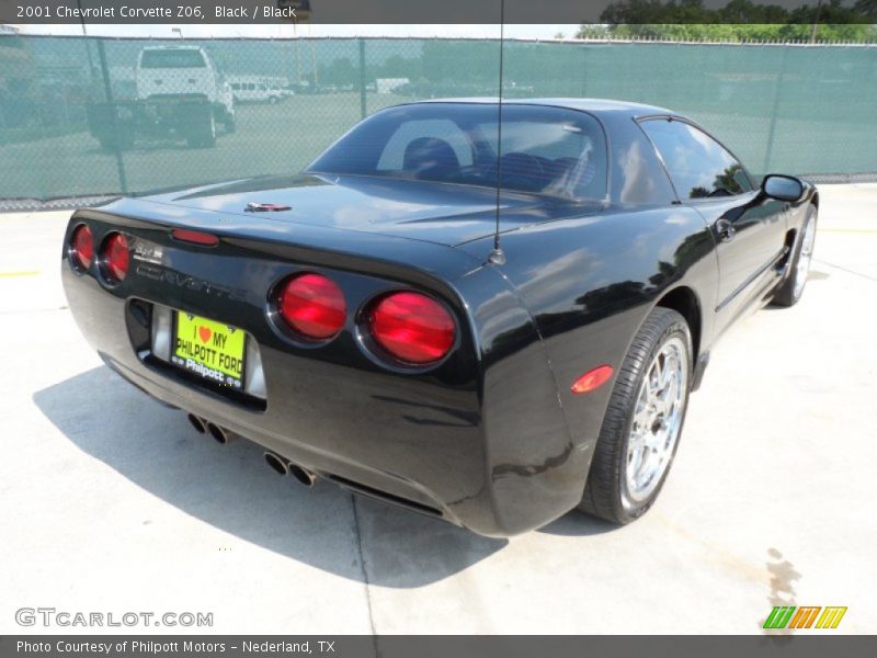 Black / Black 2001 Chevrolet Corvette Z06