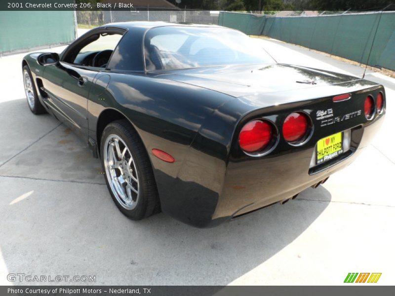 Black / Black 2001 Chevrolet Corvette Z06