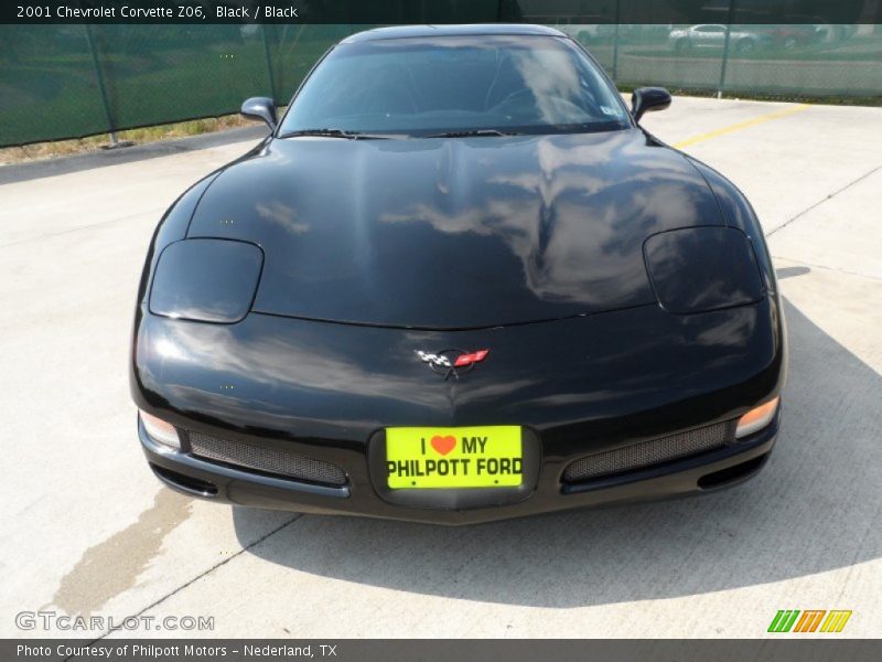 Black / Black 2001 Chevrolet Corvette Z06