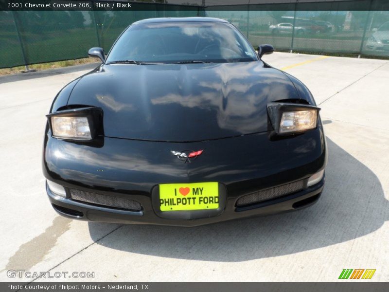 Black / Black 2001 Chevrolet Corvette Z06