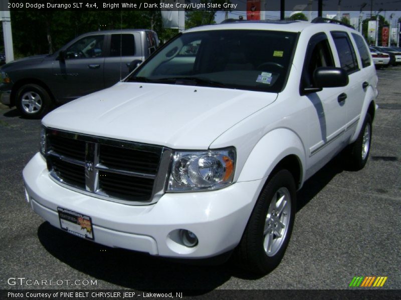 Bright White / Dark Slate Gray/Light Slate Gray 2009 Dodge Durango SLT 4x4
