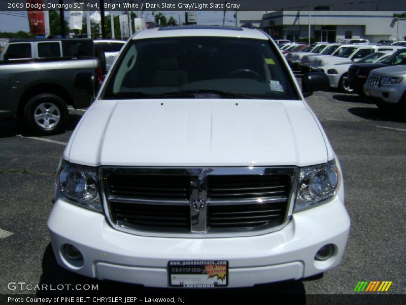 Bright White / Dark Slate Gray/Light Slate Gray 2009 Dodge Durango SLT 4x4