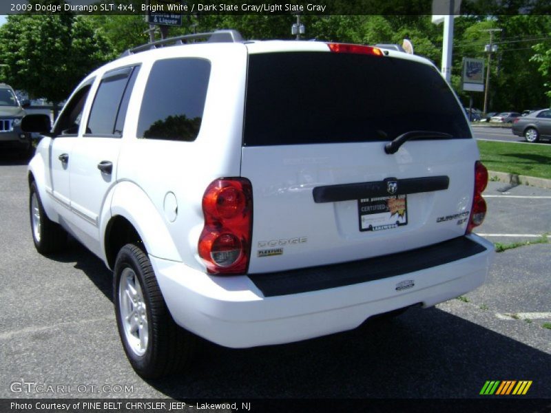 Bright White / Dark Slate Gray/Light Slate Gray 2009 Dodge Durango SLT 4x4