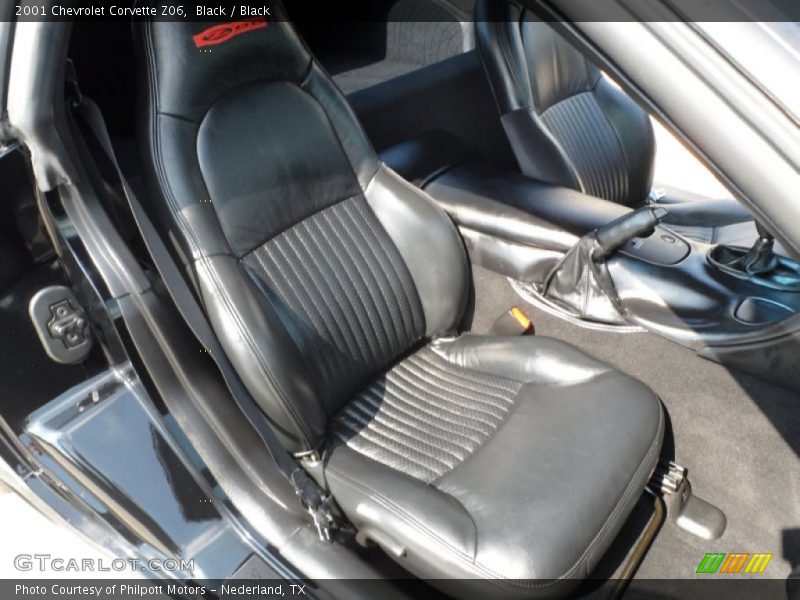 Black / Black 2001 Chevrolet Corvette Z06