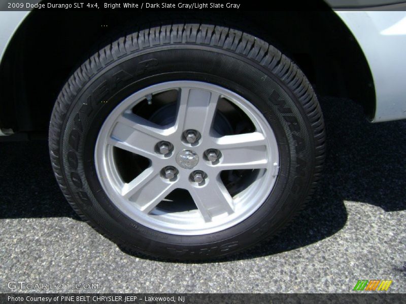 Bright White / Dark Slate Gray/Light Slate Gray 2009 Dodge Durango SLT 4x4