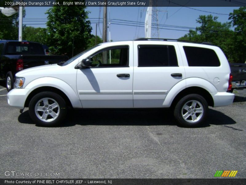 Bright White / Dark Slate Gray/Light Slate Gray 2009 Dodge Durango SLT 4x4