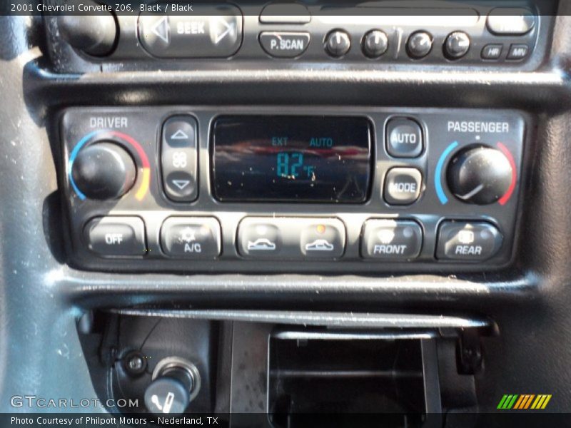Controls of 2001 Corvette Z06