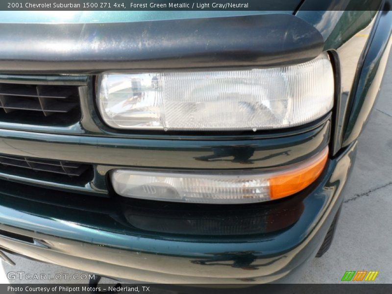 Forest Green Metallic / Light Gray/Neutral 2001 Chevrolet Suburban 1500 Z71 4x4