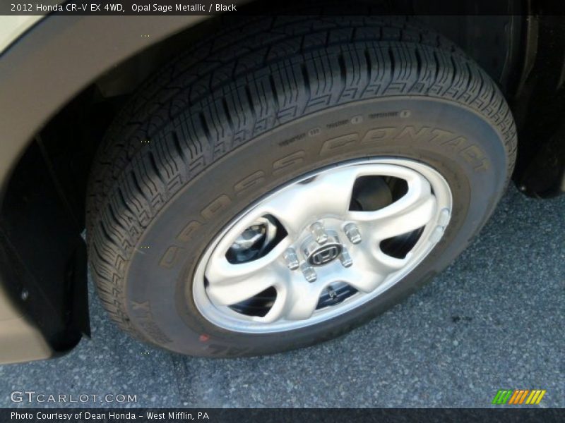 Opal Sage Metallic / Black 2012 Honda CR-V EX 4WD