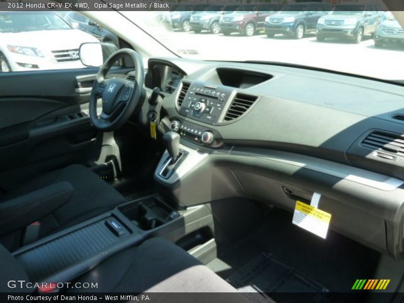 Opal Sage Metallic / Black 2012 Honda CR-V EX 4WD