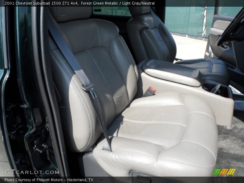 Forest Green Metallic / Light Gray/Neutral 2001 Chevrolet Suburban 1500 Z71 4x4