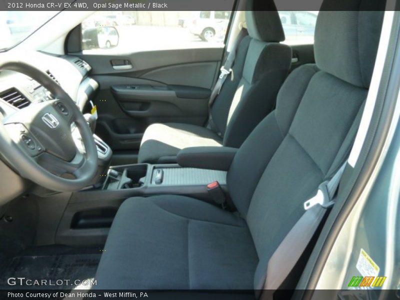 Opal Sage Metallic / Black 2012 Honda CR-V EX 4WD