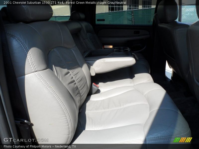 Forest Green Metallic / Light Gray/Neutral 2001 Chevrolet Suburban 1500 Z71 4x4