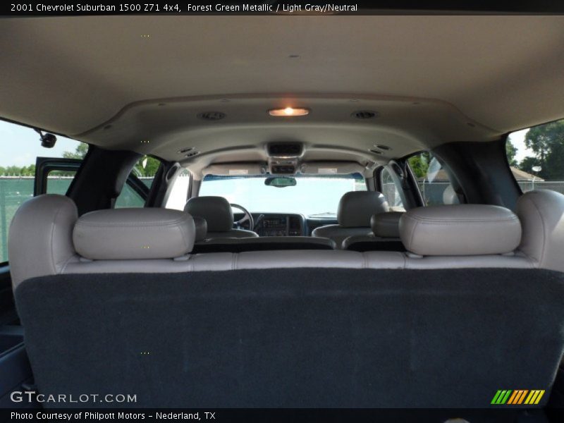 Forest Green Metallic / Light Gray/Neutral 2001 Chevrolet Suburban 1500 Z71 4x4