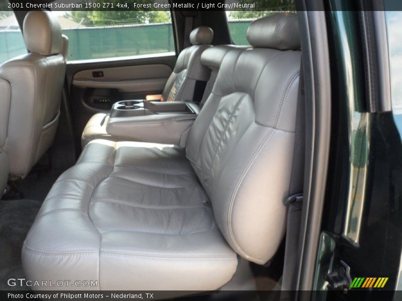 Forest Green Metallic / Light Gray/Neutral 2001 Chevrolet Suburban 1500 Z71 4x4