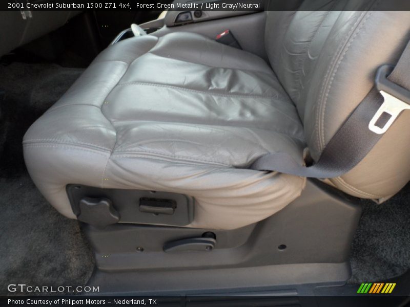 Forest Green Metallic / Light Gray/Neutral 2001 Chevrolet Suburban 1500 Z71 4x4