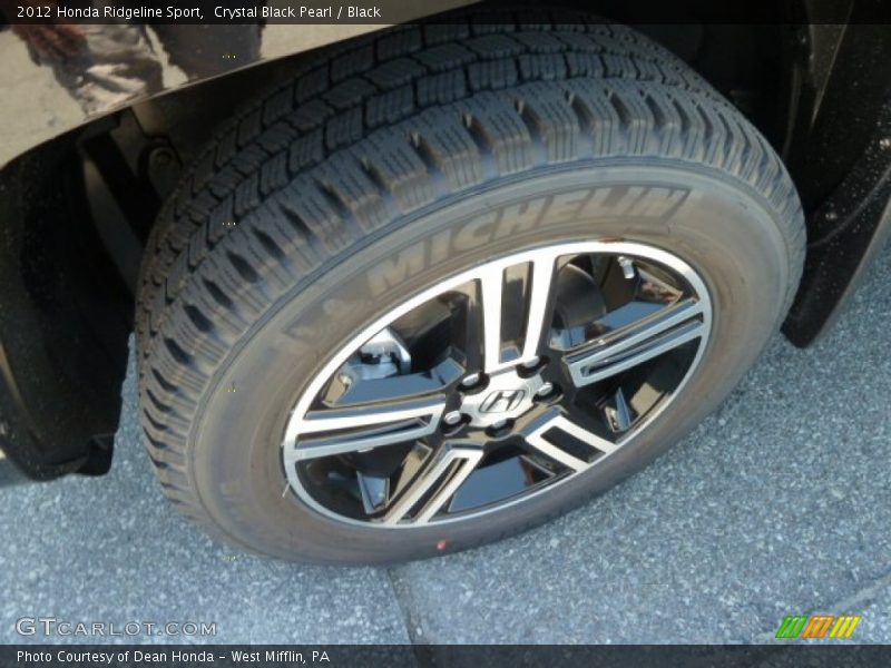 Crystal Black Pearl / Black 2012 Honda Ridgeline Sport