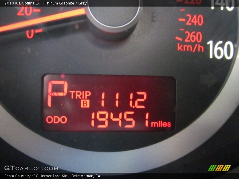 Platinum Graphite / Gray 2010 Kia Optima LX