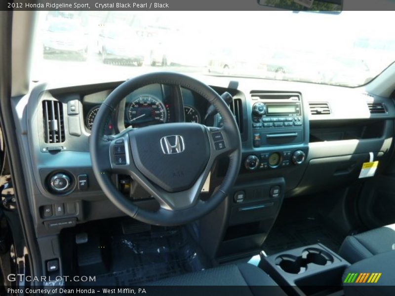 Crystal Black Pearl / Black 2012 Honda Ridgeline Sport