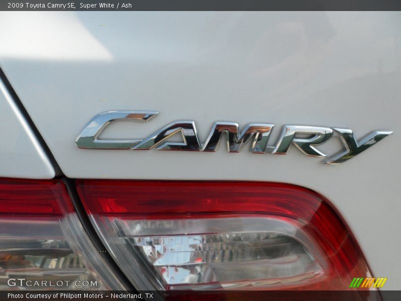 Super White / Ash 2009 Toyota Camry SE