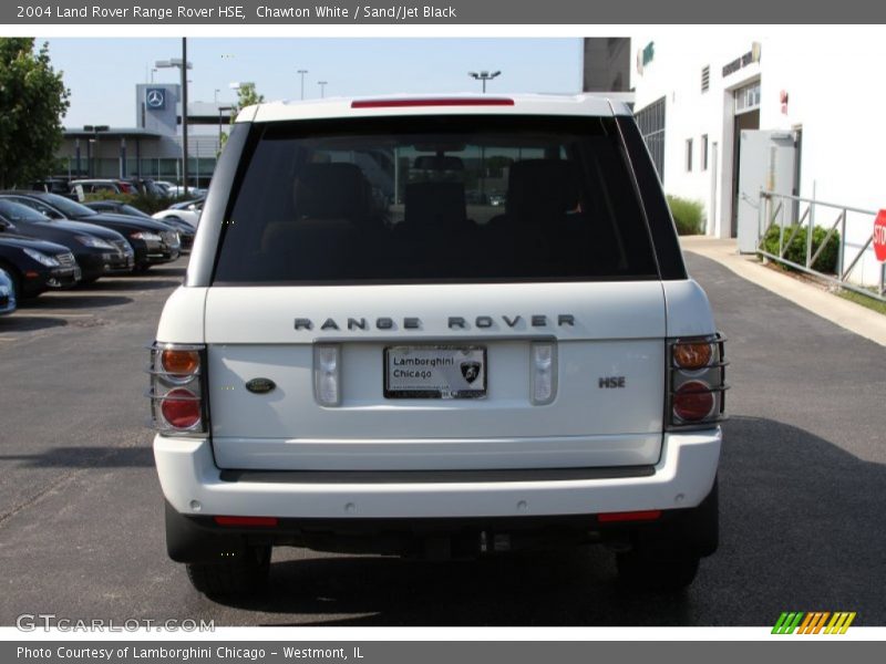 Chawton White / Sand/Jet Black 2004 Land Rover Range Rover HSE