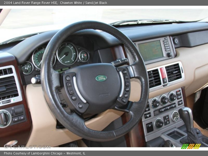 Chawton White / Sand/Jet Black 2004 Land Rover Range Rover HSE