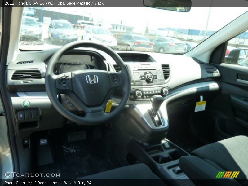Opal Sage Metallic / Black 2012 Honda CR-V LX 4WD