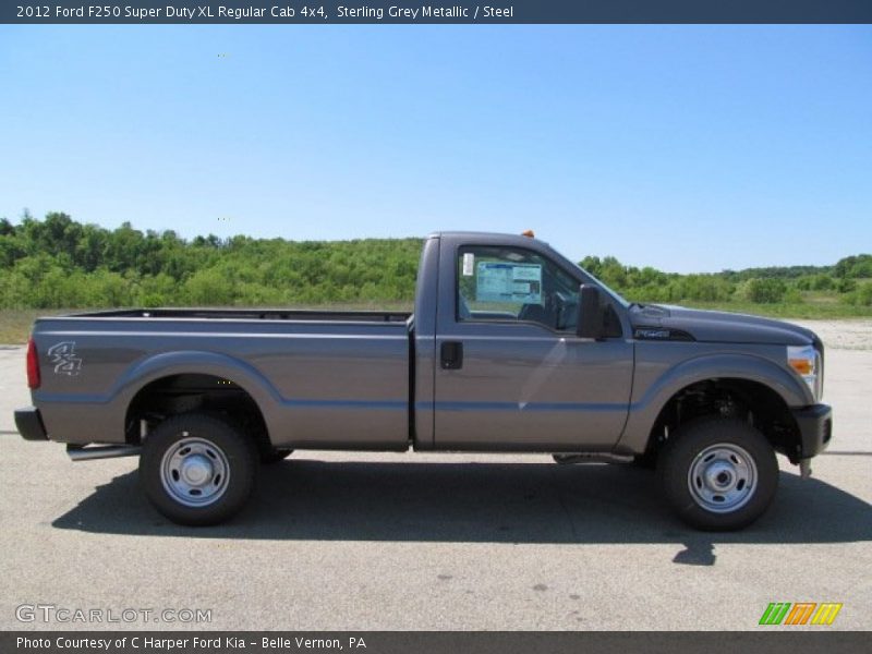 Sterling Grey Metallic / Steel 2012 Ford F250 Super Duty XL Regular Cab 4x4