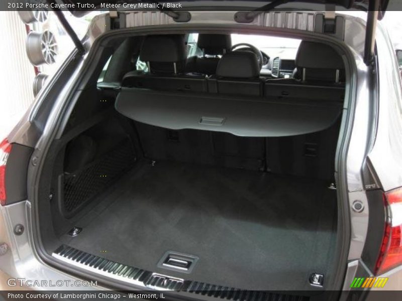Meteor Grey Metallic / Black 2012 Porsche Cayenne Turbo